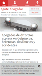 Mobile Screenshot of abogadosdonosti.com