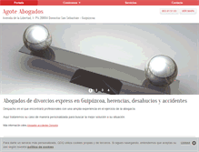 Tablet Screenshot of abogadosdonosti.com